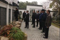 张家口市民政局向导一行认真考察明升mansion88集团