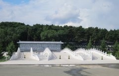 一面墙，，，，一道景：九龙照壁浮雕景墙的诗画之美